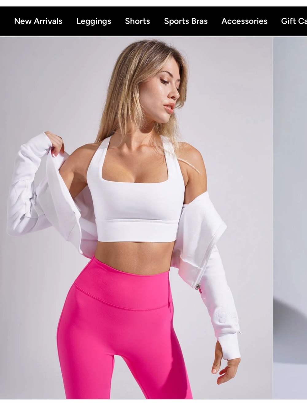 Buff bunt sports bra